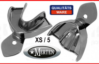 2 x Abdrucklöffel glatt Größe XS-5 / Rim-Lock