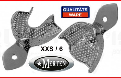 2 x Abdrucklöffel perforiert Größe XXS / 6 Kinder - Rim-Lock