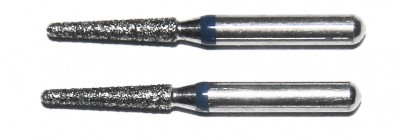 Diamanteinsätze 2 x 2,3 mm - grob für Teleskopzange - Flipper - Konuskronenzange