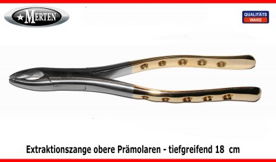 Extraktionszange obere Prämolaren - tiefgreifend