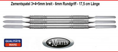 Mischspatel  Zementspatel Anmischspatel   4+5+6 mm Zahnmedizin Künstlerspatel
