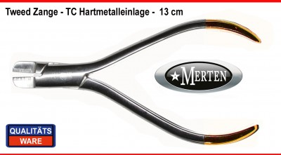 Bogenbiegezange Angle / Tweed Zange - TC Hartmetall - 13 cm - Orthodontic Plier