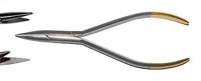 Flachzange Edelstahl beidseitig geriffelt 16cm  Zange - 1,5mm Spitze