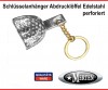 Schlüsselanhänger  Zahnarzt -  perforiert -  Abdrucklöffel Zahnarzthelferin