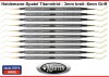 10 Heidemann-Spatel  Titan-Nitrid  beschichtet - 6mm  Griff - Breite 3 mm