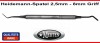 Heidemannspatel  2,5mm Breite - 8mm Hohlgriff