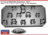 12 Kofferdam Klammern im SET 3 - Seidenmatt - Kofferdamklammern Rubber Dam Clamp