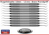 10 x Kugelstopfer 0,8 mm -  1,2 mm 