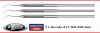 3 zahnmedizinische Sonden - Fig. 17 sehr feine Spitze -  Rundgriff 16 cm lang