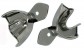 2 x Abdrucklöffel glatt Größe L-2 / Rim-Lock   Impression Trays - Abformlöffel
