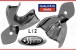 10  x Größe L/2- Abdrucklöffel glatt Rim-Lock  EDELSTAHL
