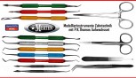 38 Instrumente Zahntechnik mit Konuszange, Wachsmesser-  P.K. Thomas - Spatelset