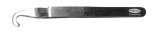 Klemmpinzette für Brackets - Bracket Pinzette - gebogen  - 14 cm Edelstahl