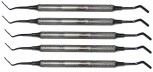 5 Heidemann-Spatel  - 8 mm Hohlgriff - Breite 2,5 mm  Heidemann Spatula