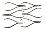 6 Kieferorthopädie Zangen KFO SET 1 Tweed Zange