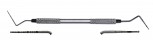 5 x Parodontometer - Sonde  WHO7 - 3-6-9-12 mm  mit Kugel und 1-15 mm ohne Kugel