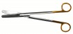 Sims Uterus Schere 23 cm gerade rund/rund  TC Carbid-Stahl Einlage - PERMA CUT