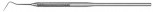 5  zahnmedizinische Sonden  -   Fig. 9-GR30  15mm - spitz -   Rundgriff 16 cm