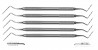 5 x Parodontometer - Sonde  WHO7 - 3-6-9-12 mm ohne Kugel + 1-15 mm ohne Kugel